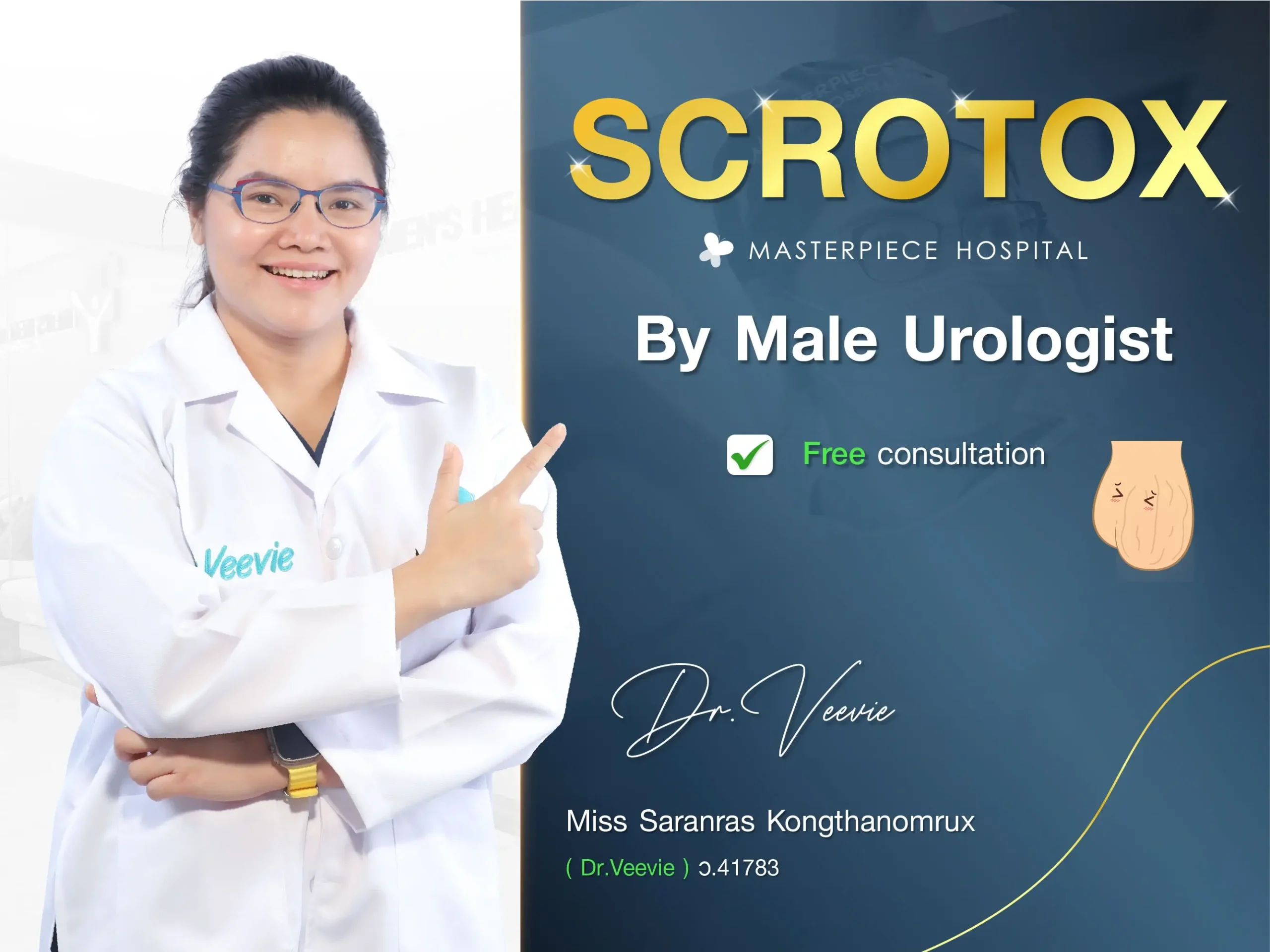 Scrotox Program at Masterpiece Hospital by Male Urologists