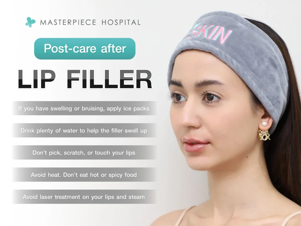 How to take care of your lips after filler