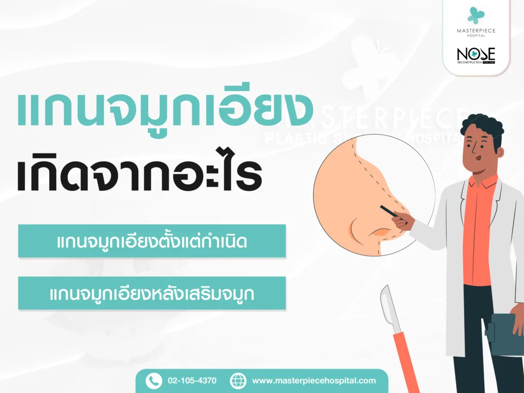 แกนจมูกเอียงเกิดจากอะไร