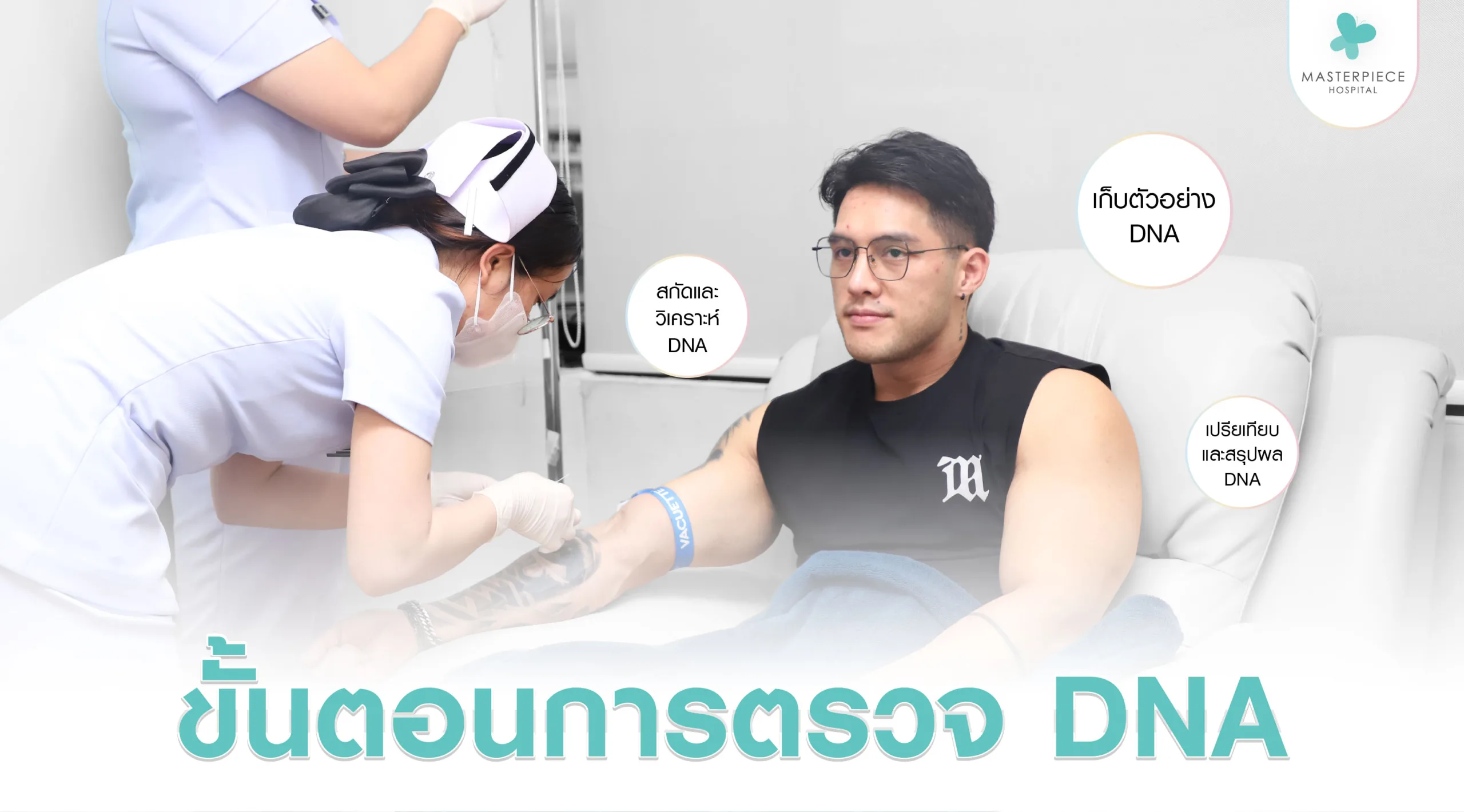 ขั้นตอนการตรวจ DNA