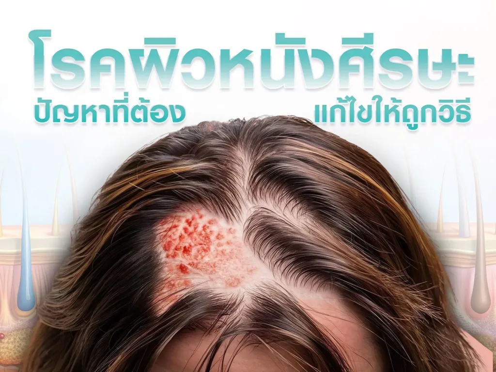 โรคผิวหนังที่หนังศีรษะ ปัญหาหนังศีรษะที่ต้องการแก้ไขให้ถูกวิธี