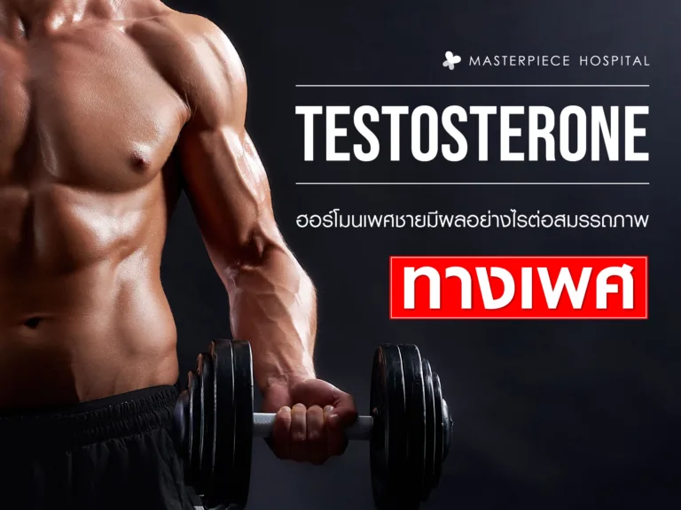 testosterone หรือฮอร์โมนเพศชายมีผลอย่างไรบ้างต่อสมรรถภาพทางเพศ