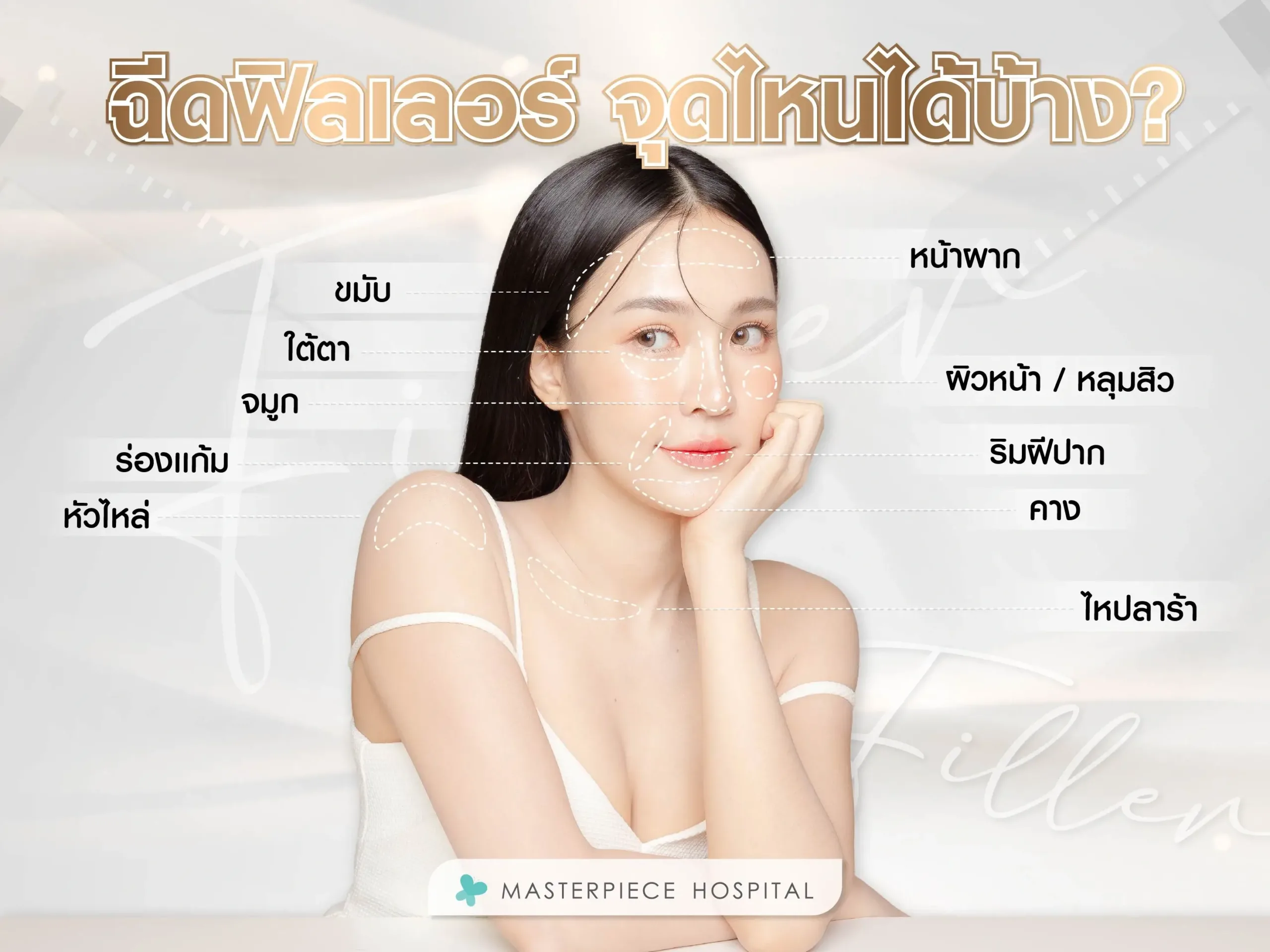 ฉีดฟิลเลอร์จุดไหนได้บ้าง